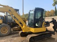 PC55MR-2 Used KOMATSU Excavator With Rubber Track Shoe No Oil Leakage
